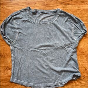 Gray Relaxed Fit Short Sleeve Tee